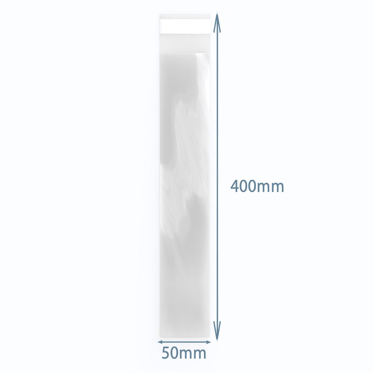 Clear Polypropylene Incense Bags – 400x50mm