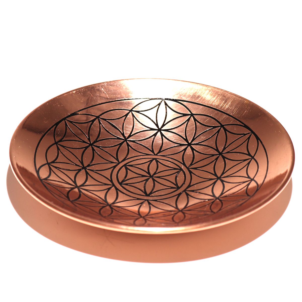 Copper Offering & Smudge Plate – Flower of Life