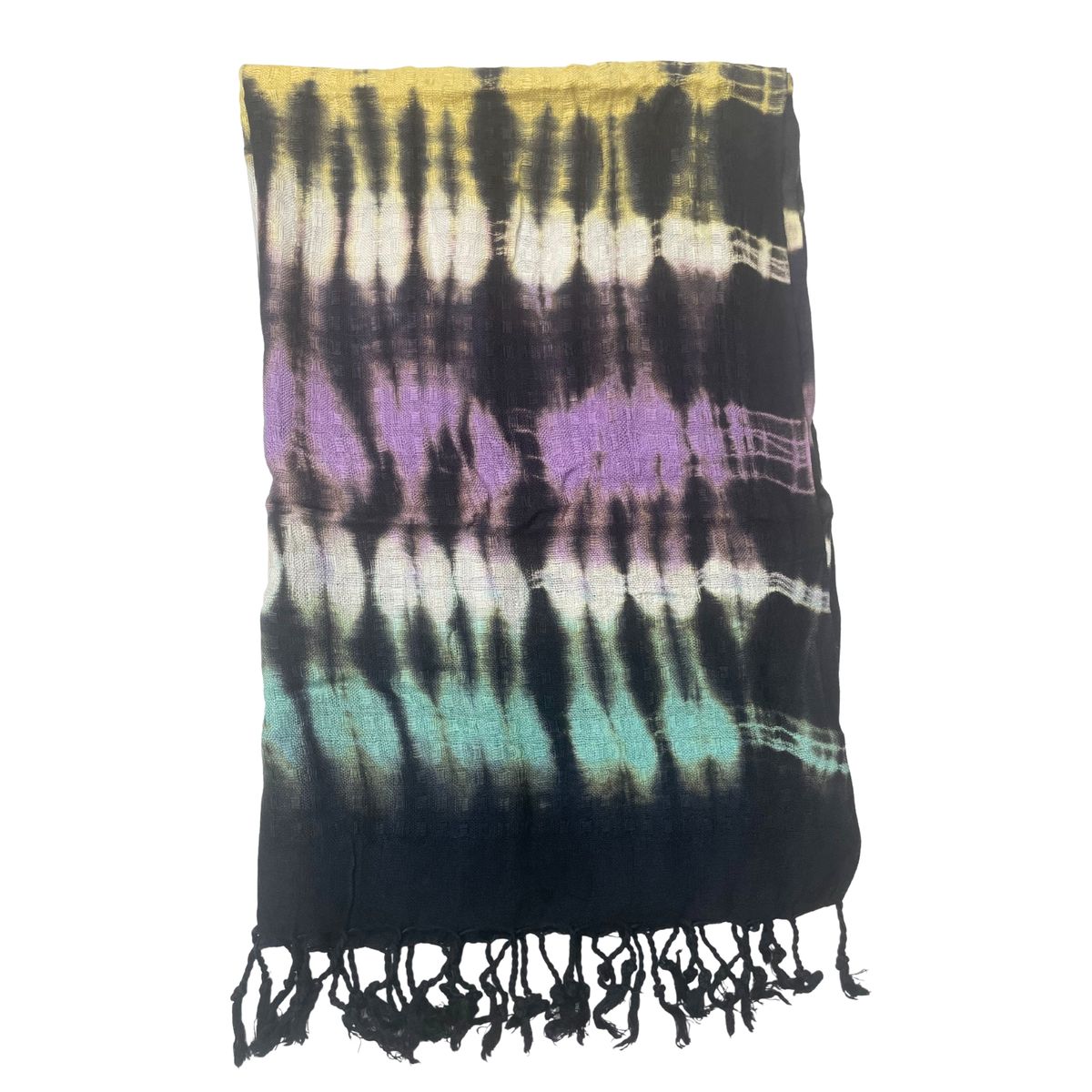 Boho Java Art Stole Scarf – Multi Stripes, 62x200cm