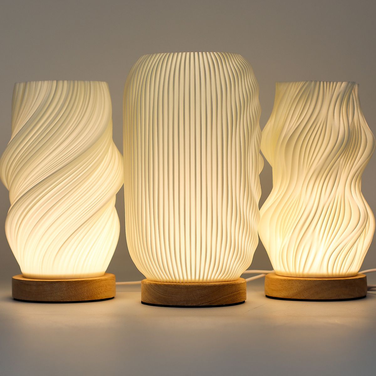 New Wave USB Lamp – Cloud Twisted, 3 Settings