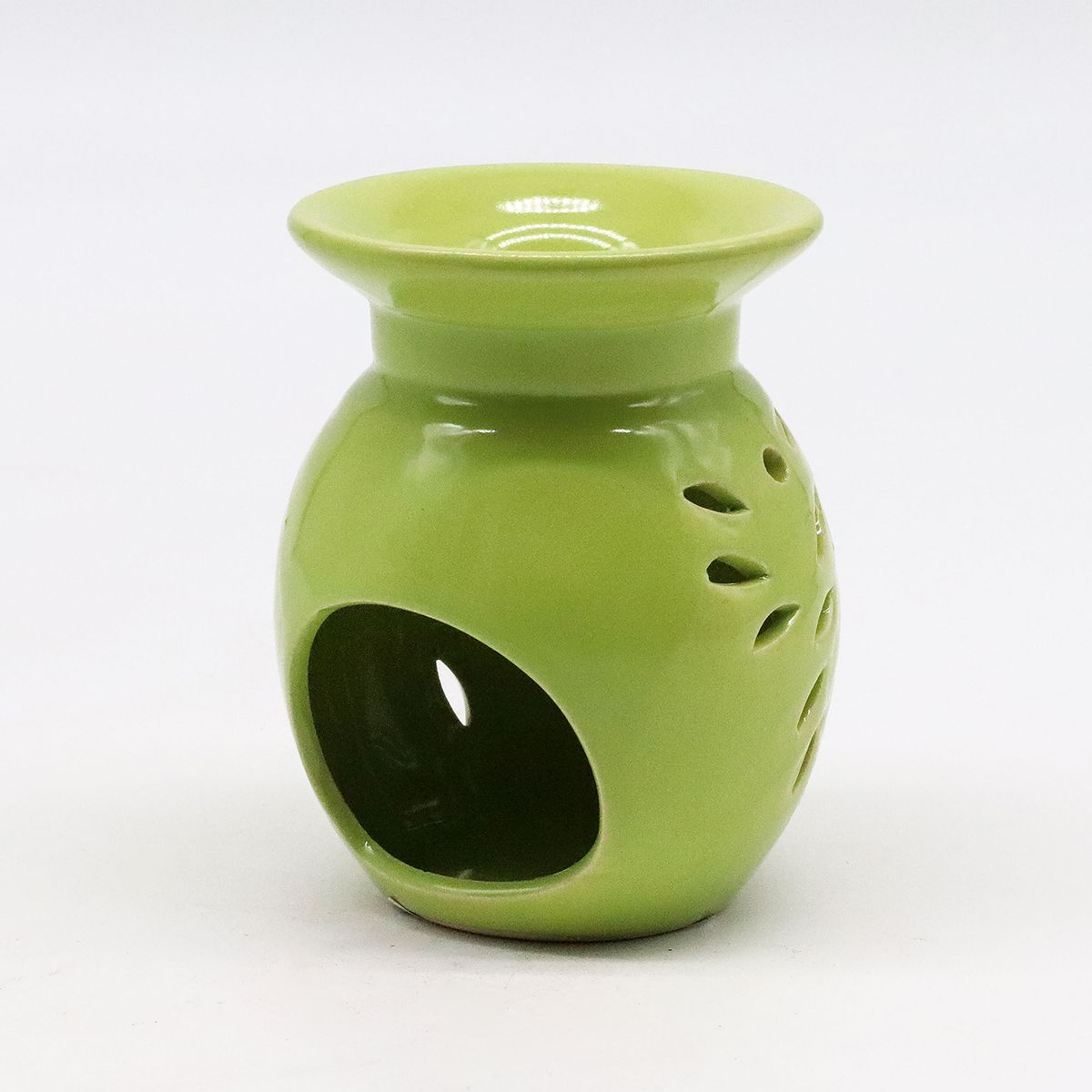 Floral Oil Burner – Lime