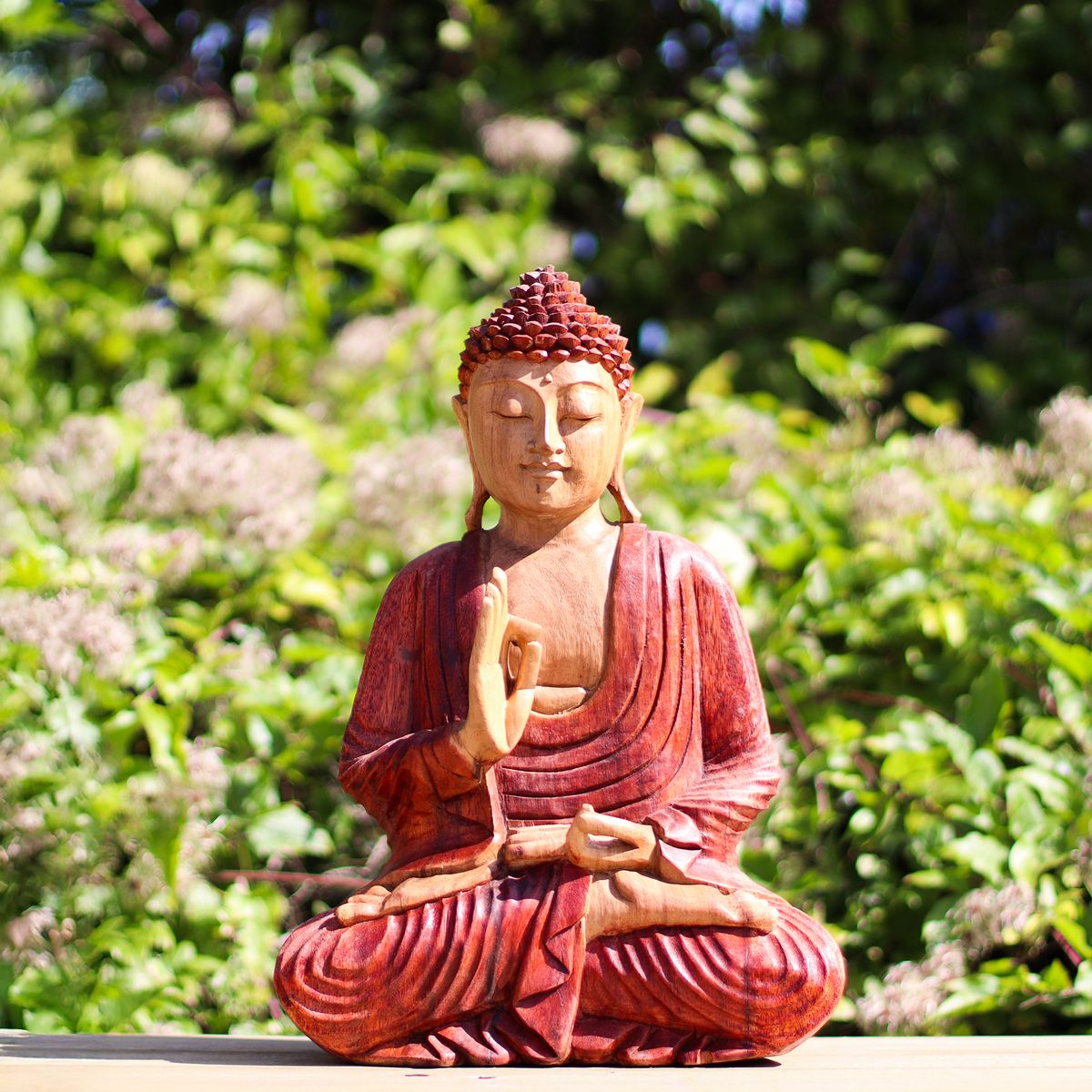 Hand Carved Buddha Statue – Teaching Transmission, 30cm