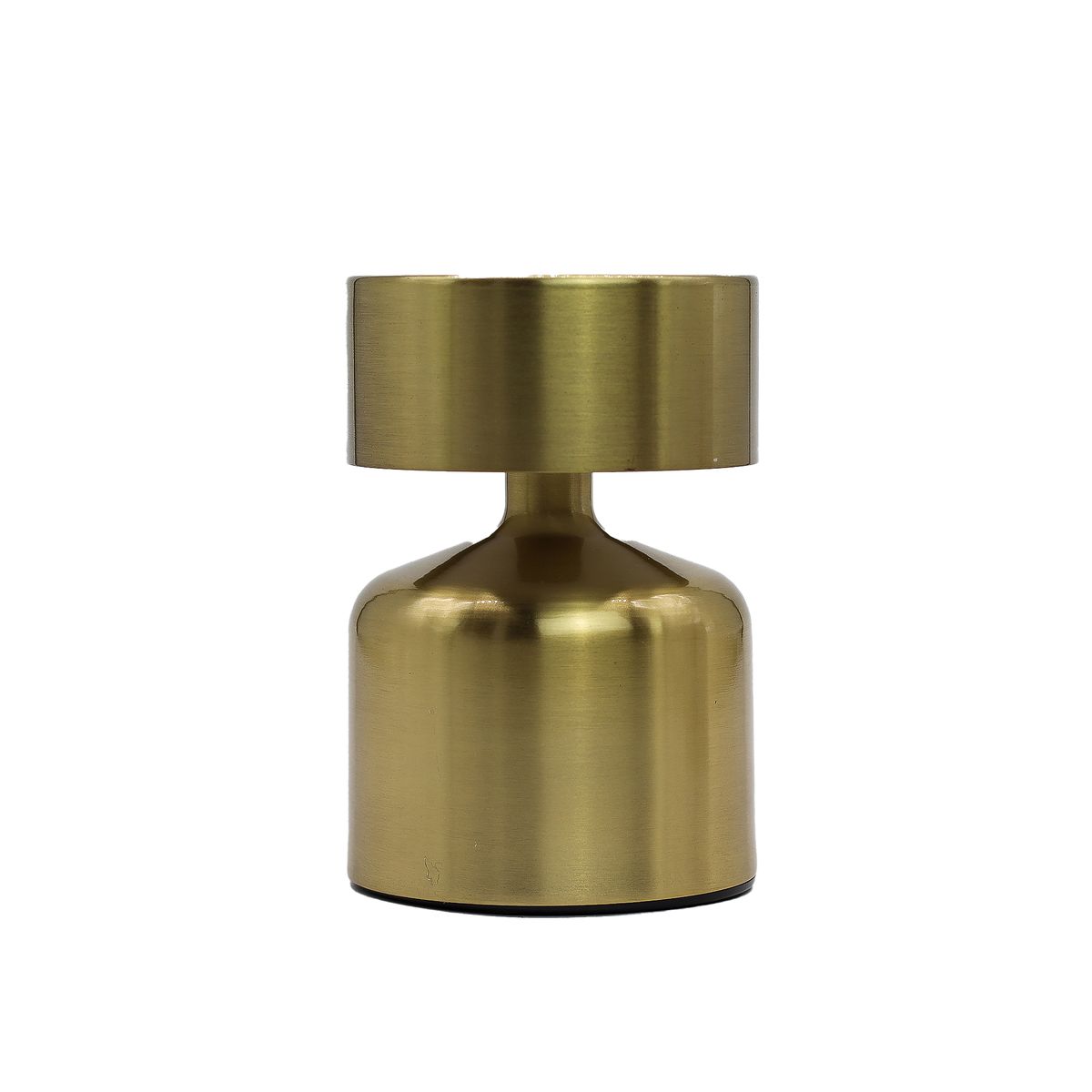 Bronze Flat Mushroom Touch Lamp – USB-C Rechargeable
