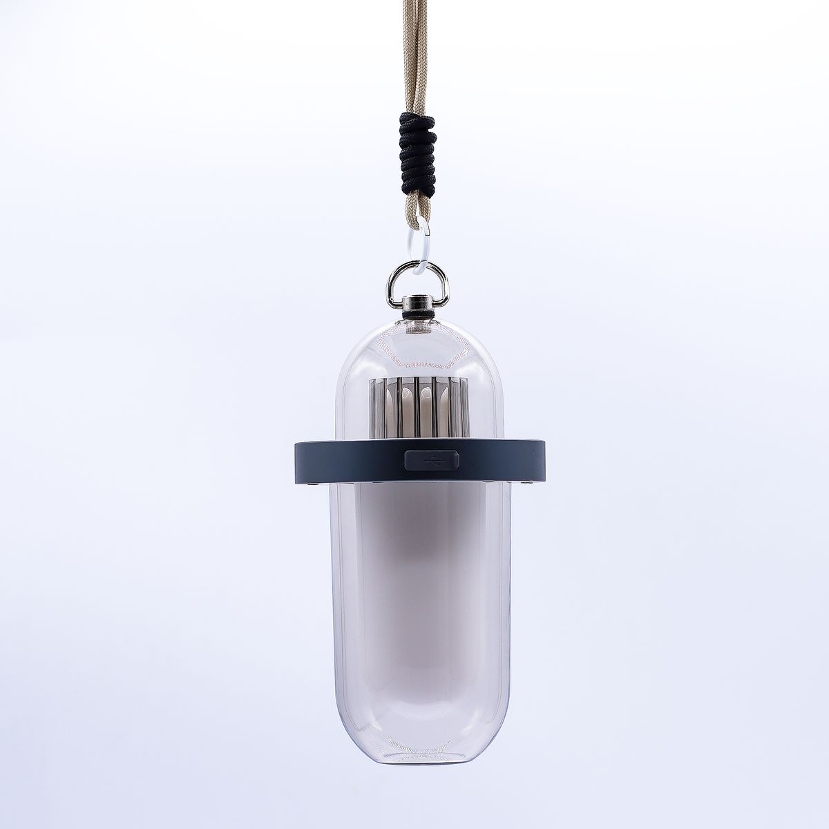 Outdoor Flame Effect Lamp – White, USB-C Rechargeable, Multi Colour