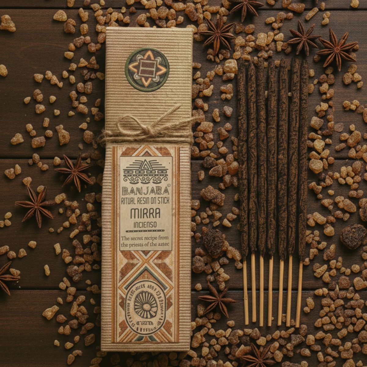 Ritual Resin Incense on Stick – Myrrh