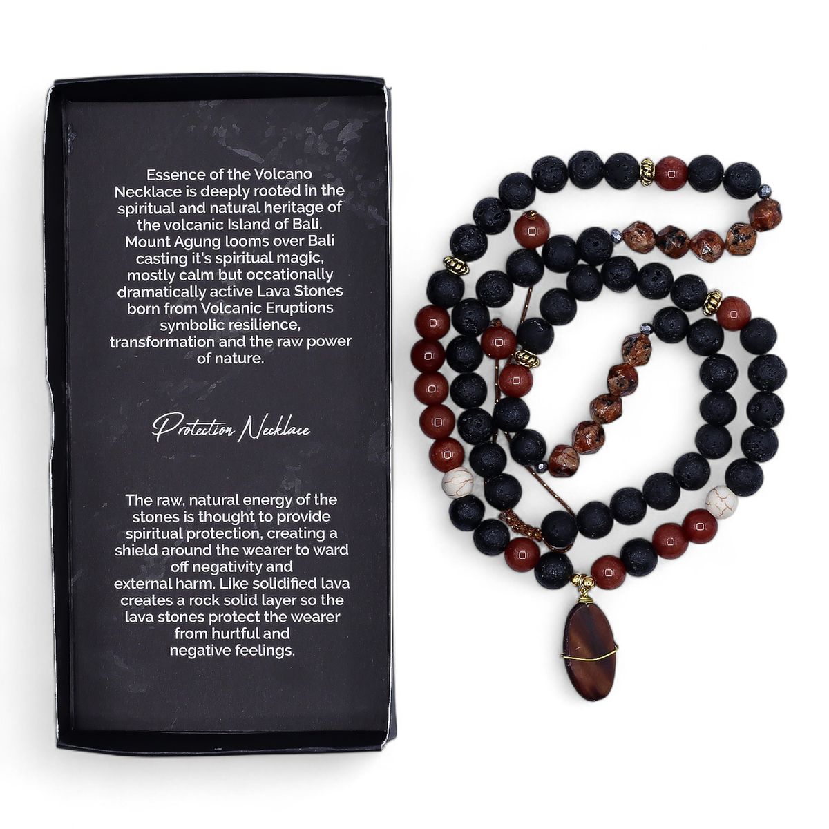 Essence of the Volcano Necklace – Protection
