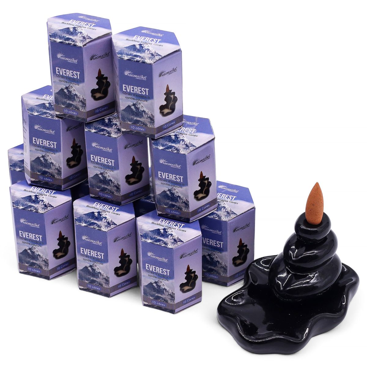 Aromatika Masala Backflow Cones – Everest, Pack of 10