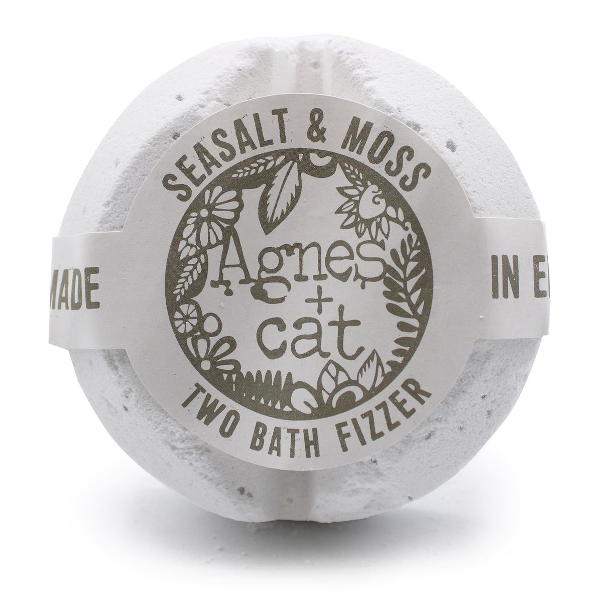Agnes + Cat Bath Fizzer – Sea Salt & Moss
