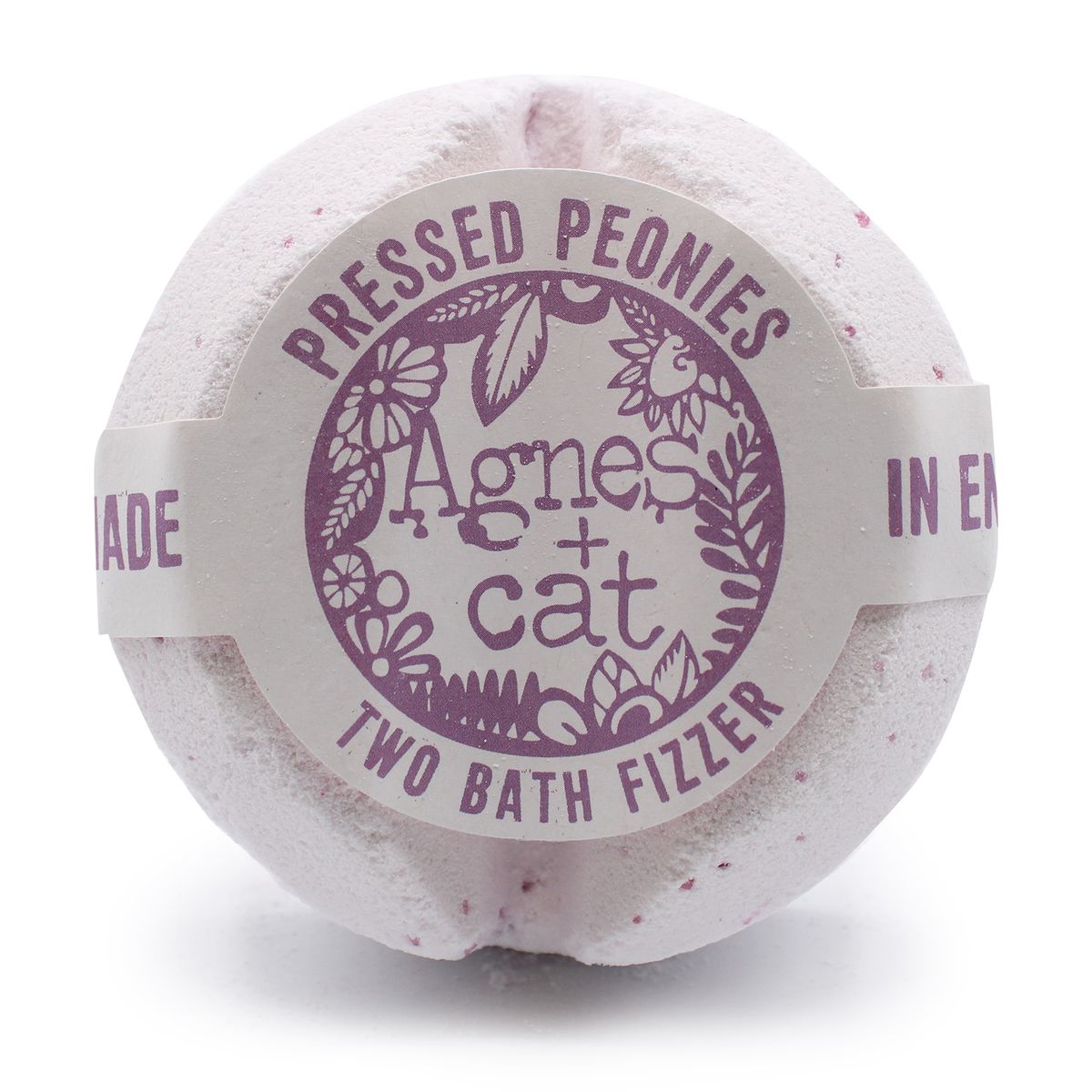 Agnes + Cat Bath Fizzer – Pressed Peonies
