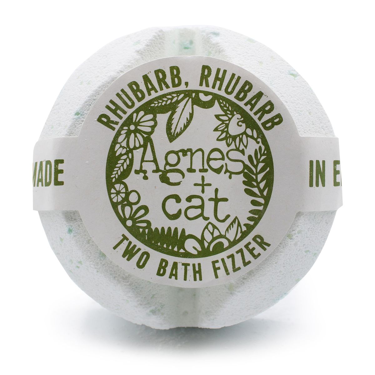 Agnes + Cat Bath Fizzer – Rhubarb Rhubarb