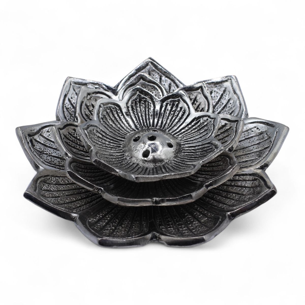 Tri-Flower Lotus Incense Holder