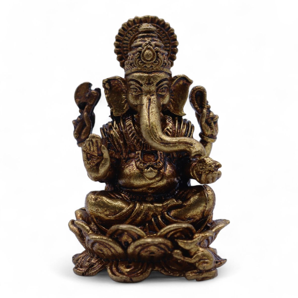 Brass Miniature Ganesha – 49mm, 52g