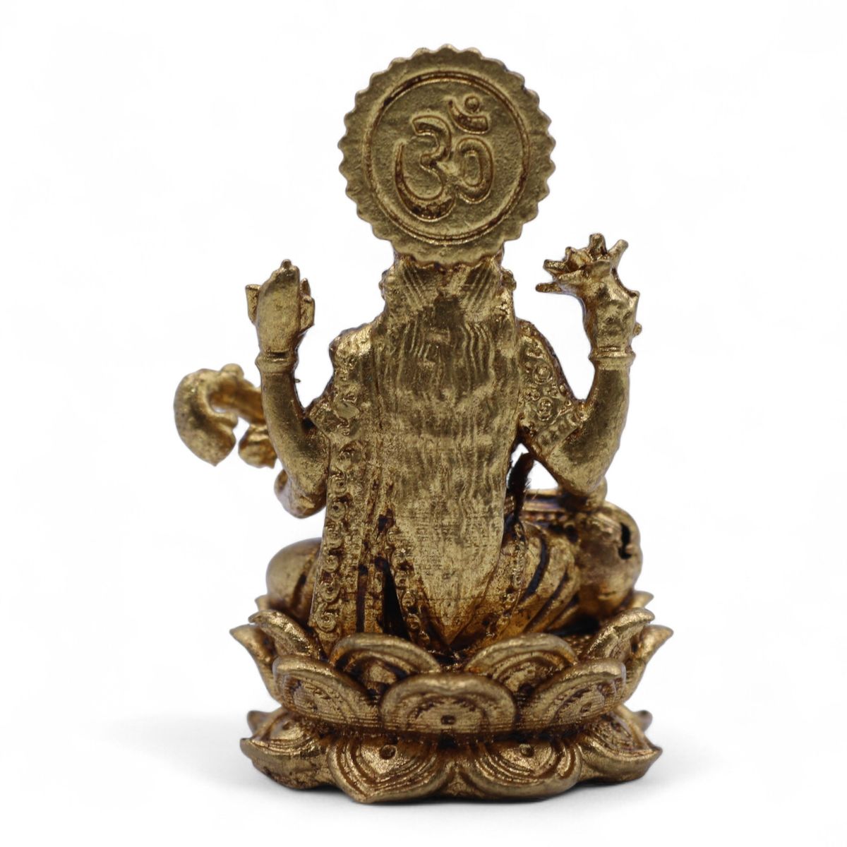 Brass Saraswati Miniature Statue – 34mm