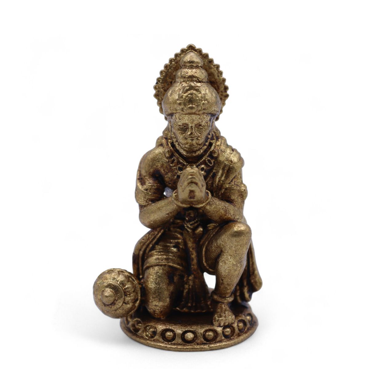 Brass Hanuman Miniature Statue – 36mm