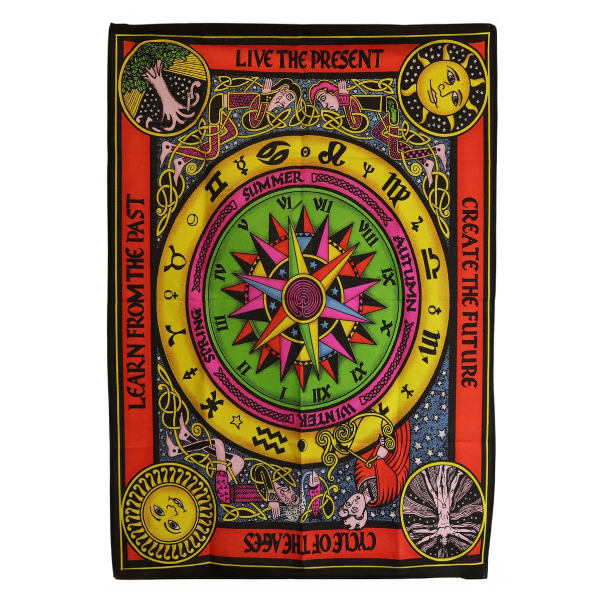 Cotton Wall Art – Circle of Life, 70 x 110cm