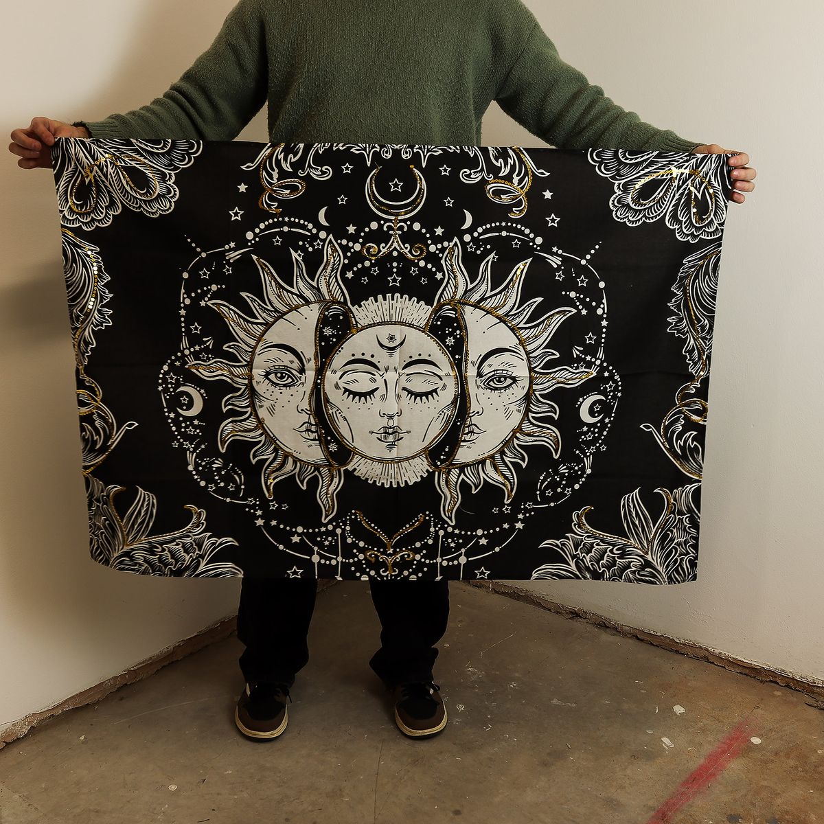 Cotton Wall Art – Sun Goddess, 70 x 110cm