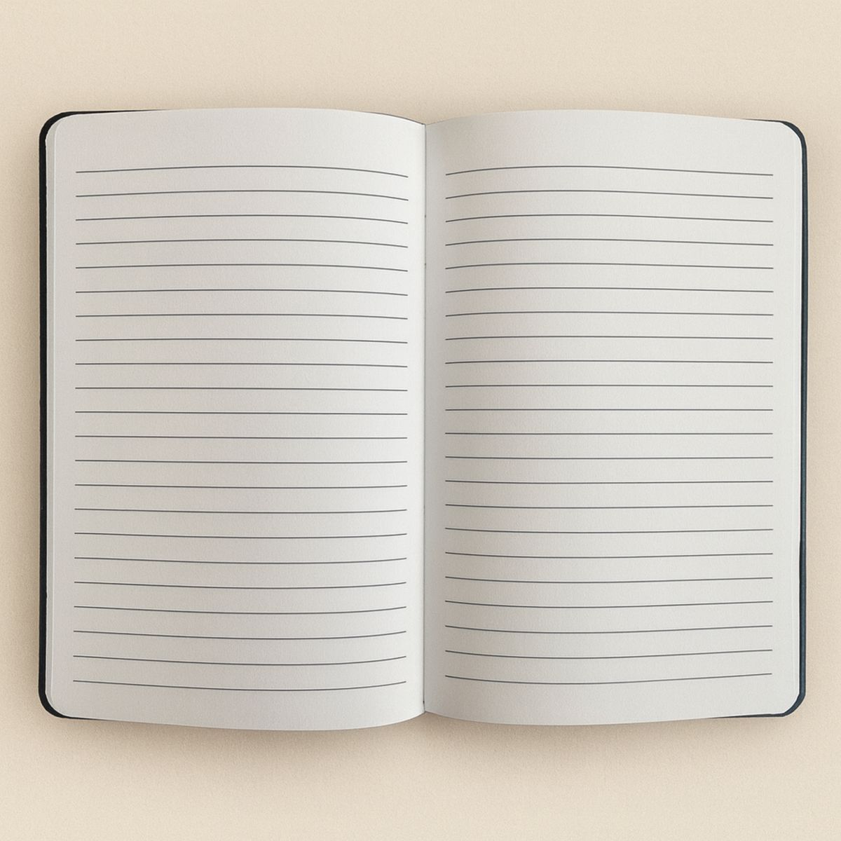 Carpe Diem Velvet Notebook – Black, 80 Pages