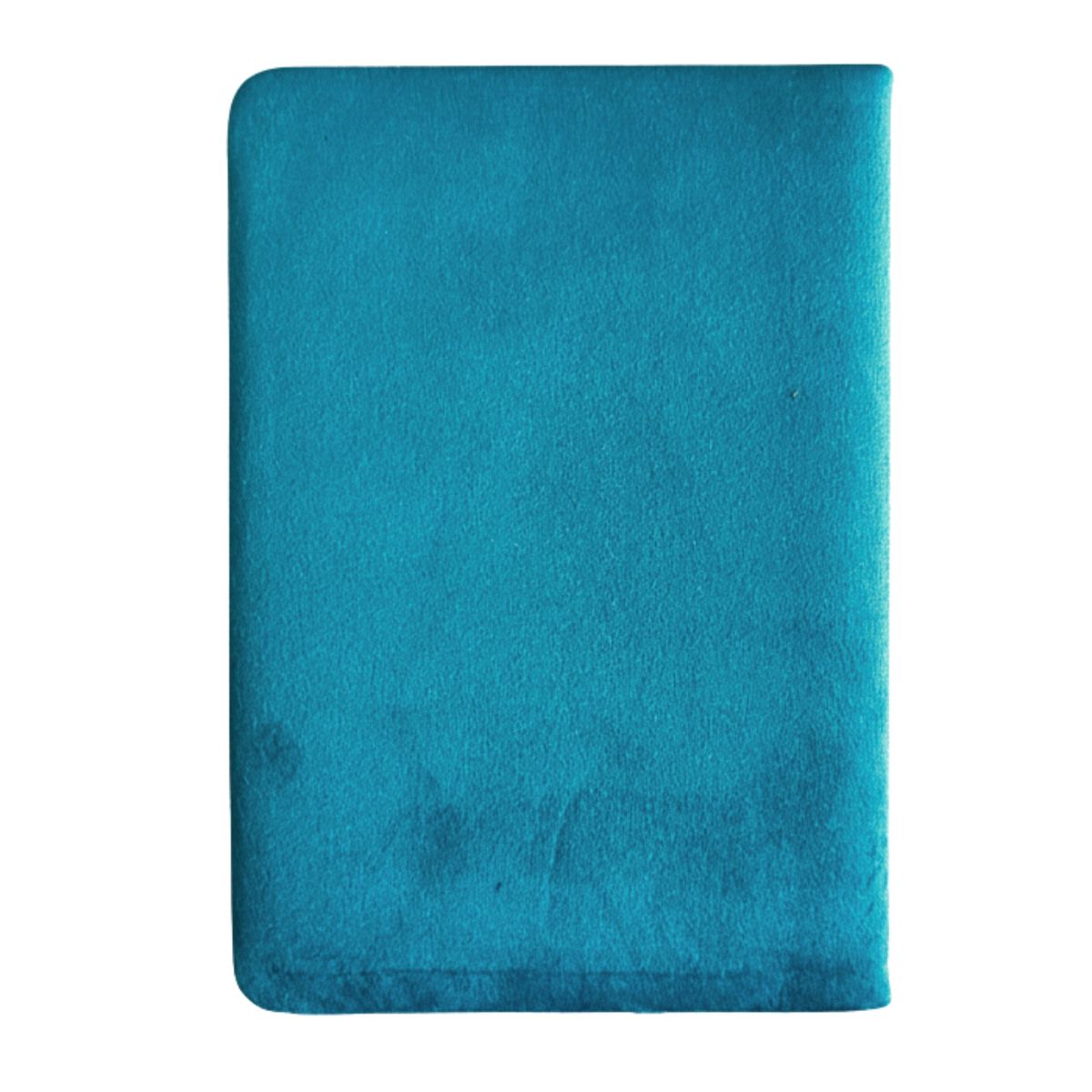 Embrace the Journey Velvet Notebook – Light Blue, 80 Pages