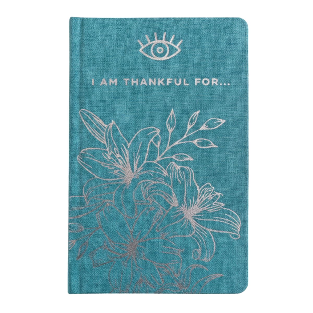 I Am Thankful For Gratitude Journal – Blue & Silver, 120 Pages