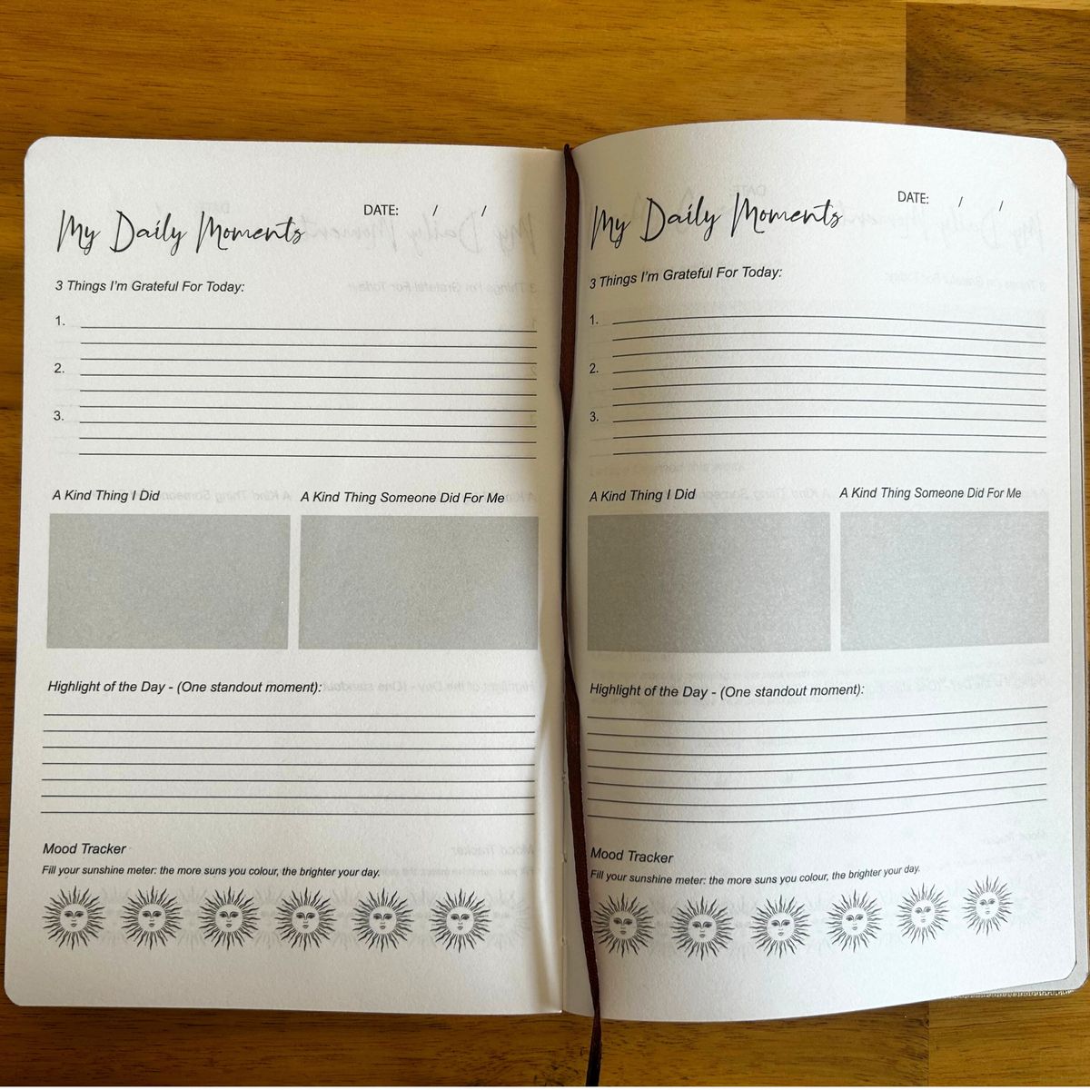 My Days Are Full of Sun Gratitude Journal – Ivory & Gold