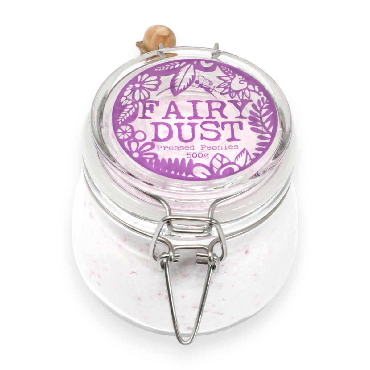 Agnes + Cat Fairy Dust Bath Powder – Pressed Peonies, 500g