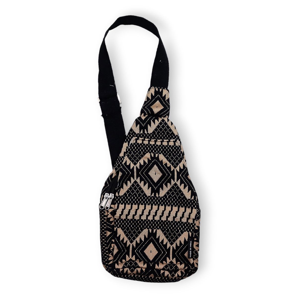 Nomad Sari Jacquard Cross-Body Bag – Desert Loom