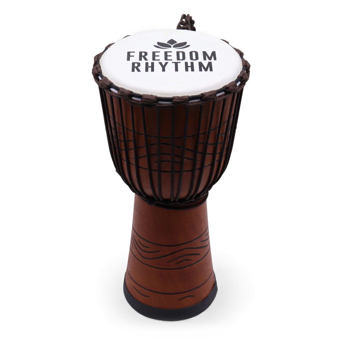 Pro Djembe Drum – Freedom Rhythm, High Pitch, Large 50cm
