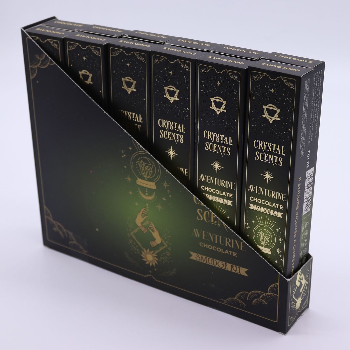 Aventurine Crystal Smudge Incense Sticks – Chocolate