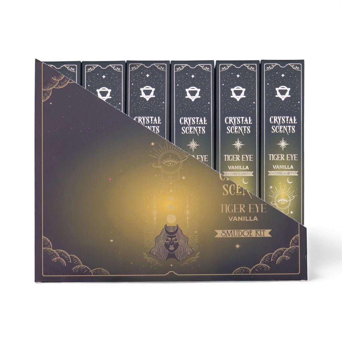 Tiger's Eye Crystal Scents Smudge Incense Sticks – Vanilla