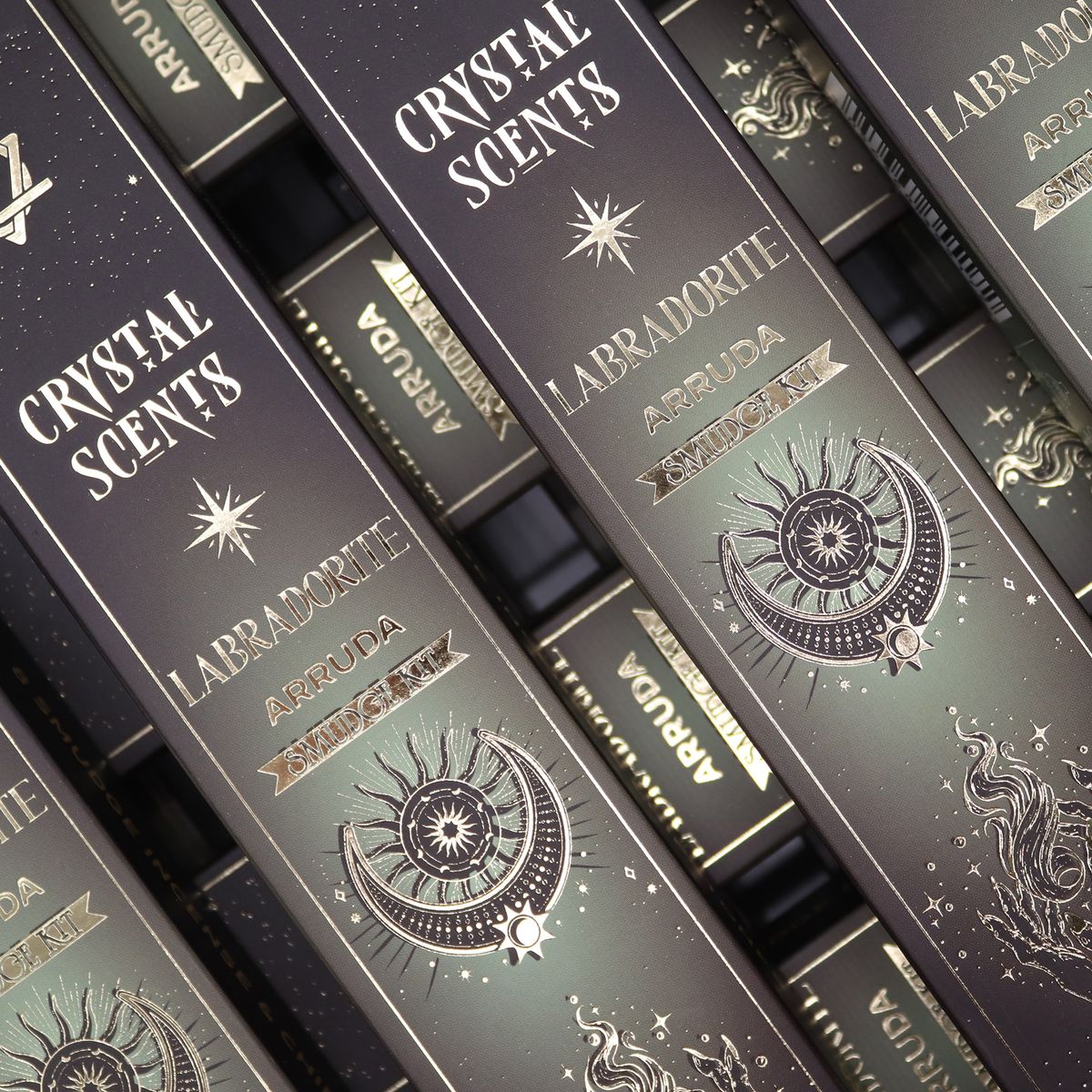Labradorite Crystal Scents Smudge Incense Sticks – Arruda