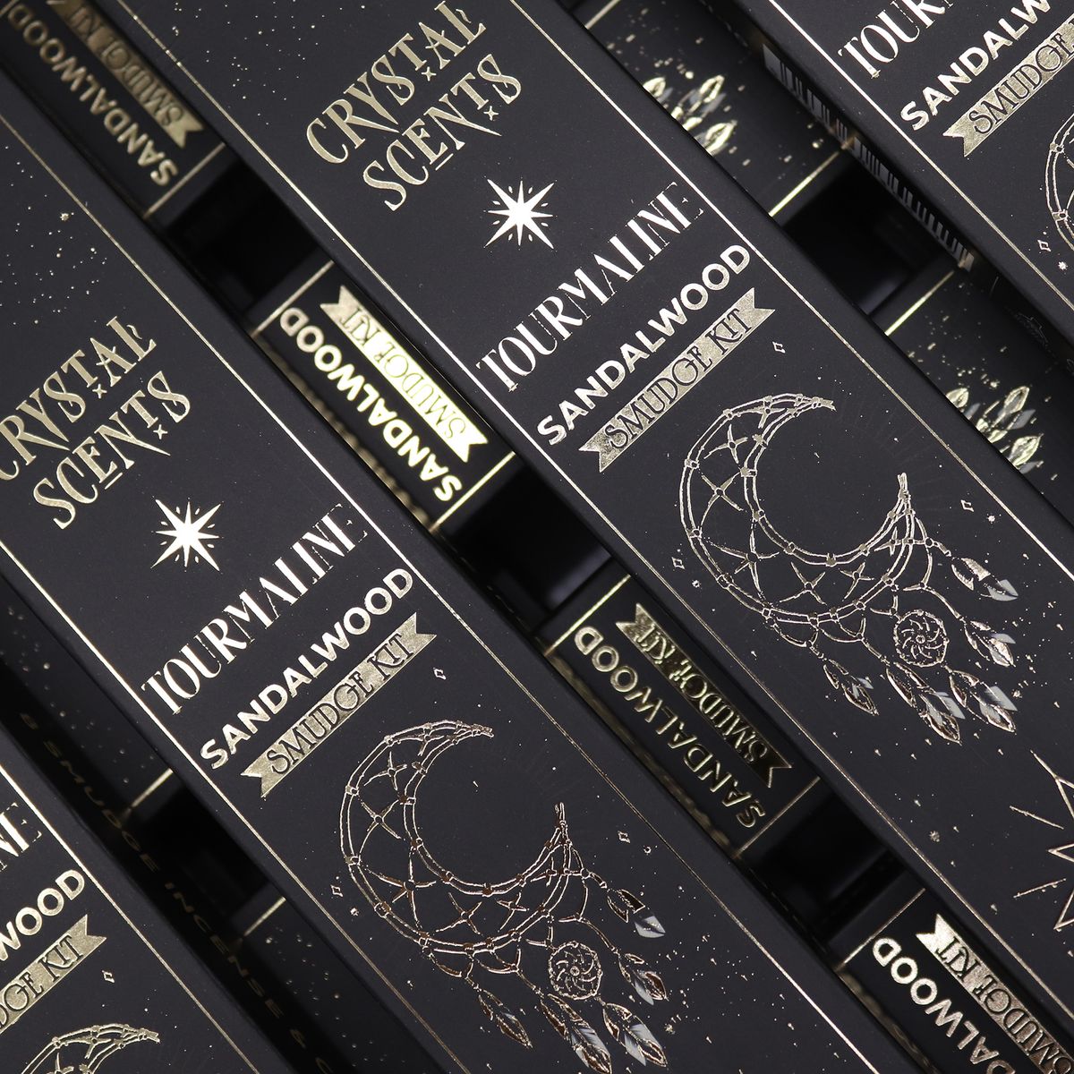 Tourmaline Crystal Scents Smudge Incense Sticks – Sandalwood