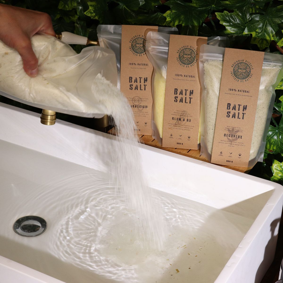 Greenman Rituals Oat & Honey Epsom Bath Salt – Spa Relax