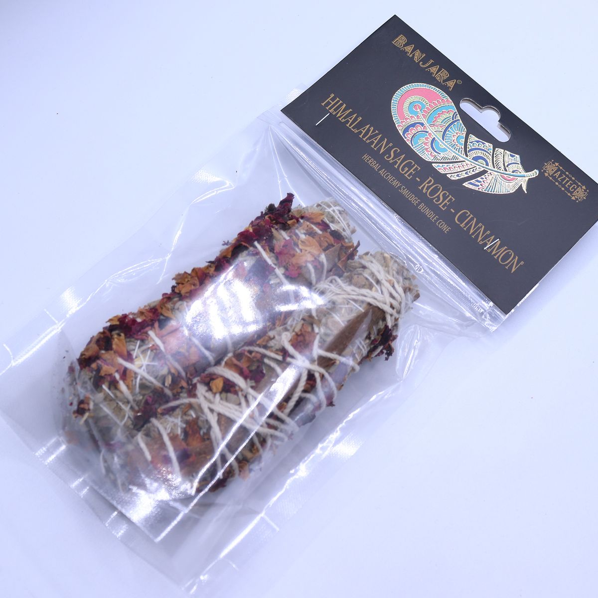 Banjara Smudge Stick – Himalayan Sage, Rose & Cinnamon