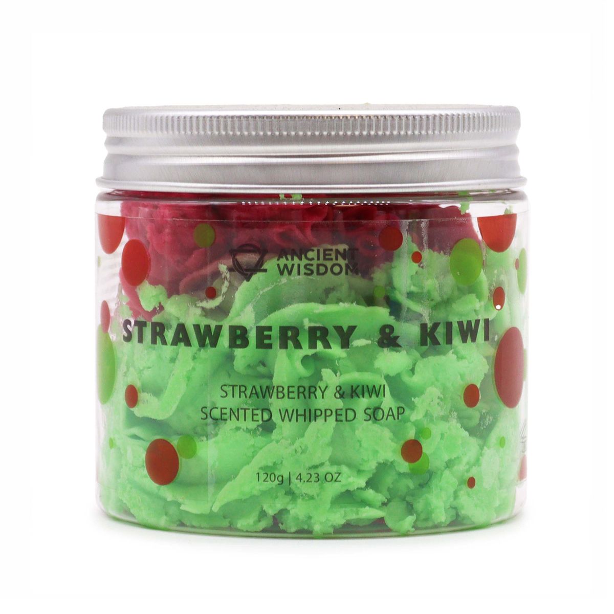 Strawberry & Kiwi Whipped Soap – 120g