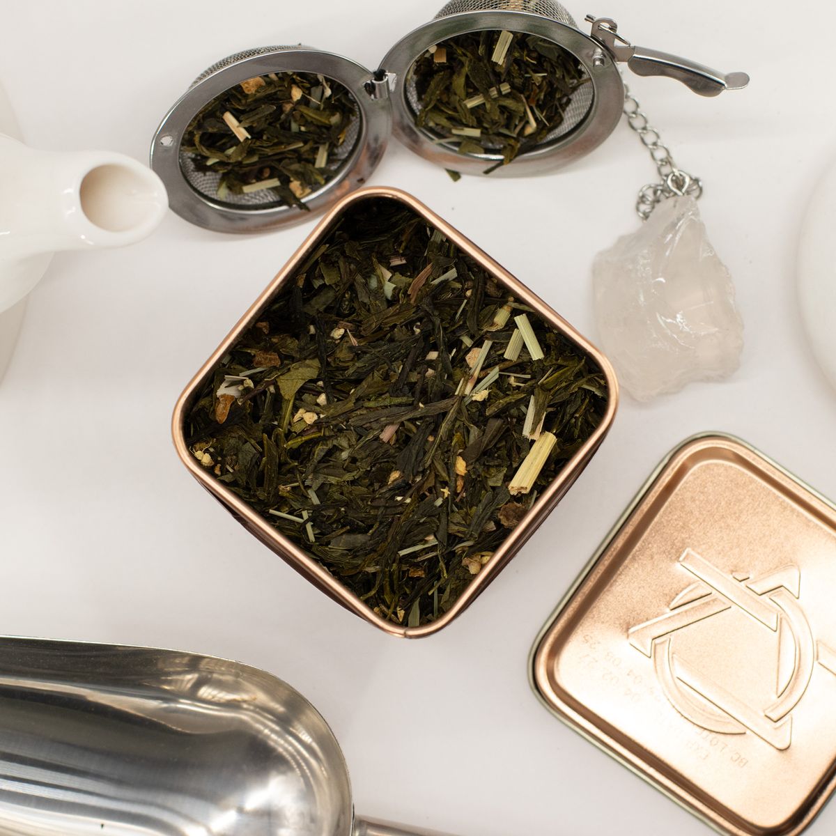Green Tea with Lemon & Ginger – 50g