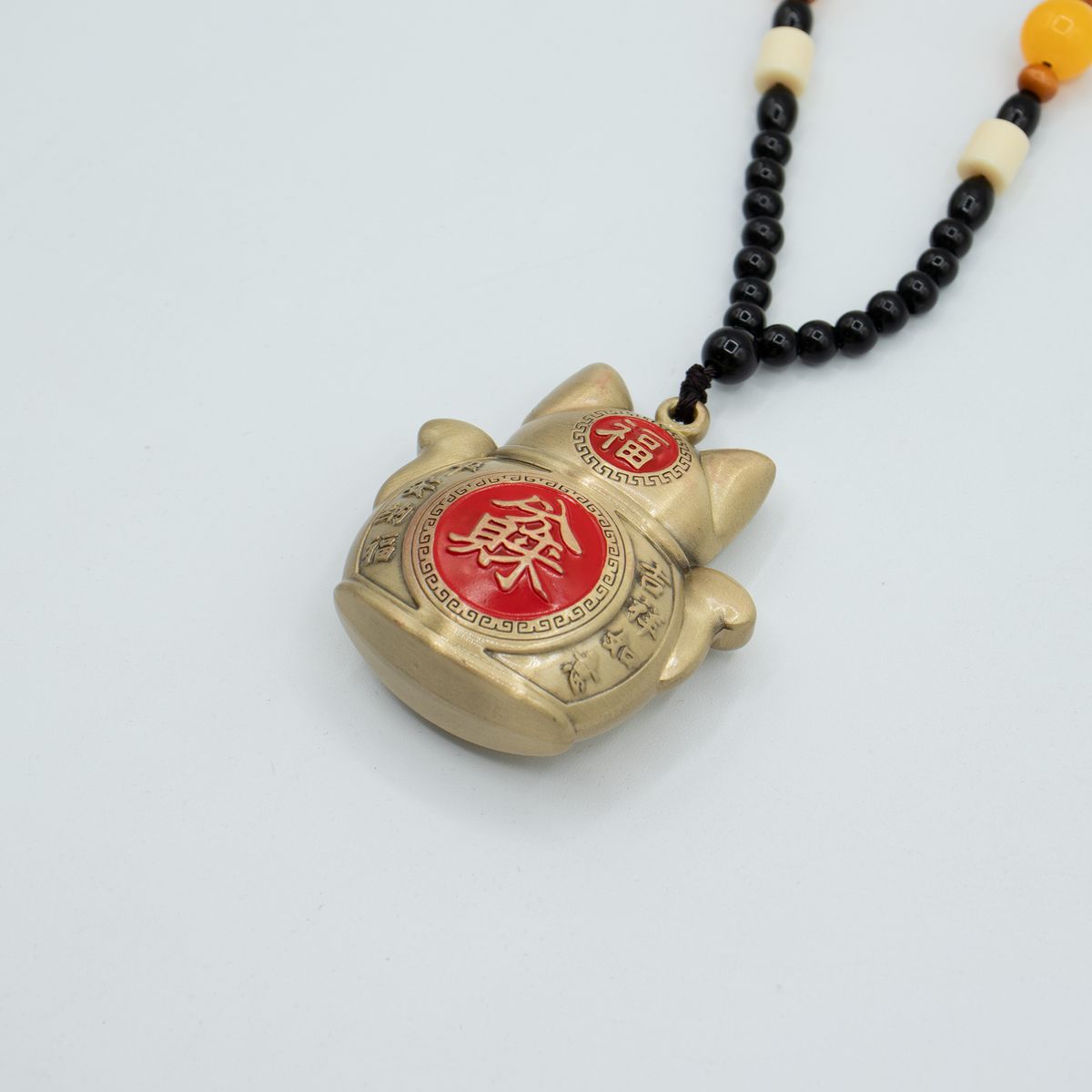 Feng Shui Brass Hanging – Lucky Cat