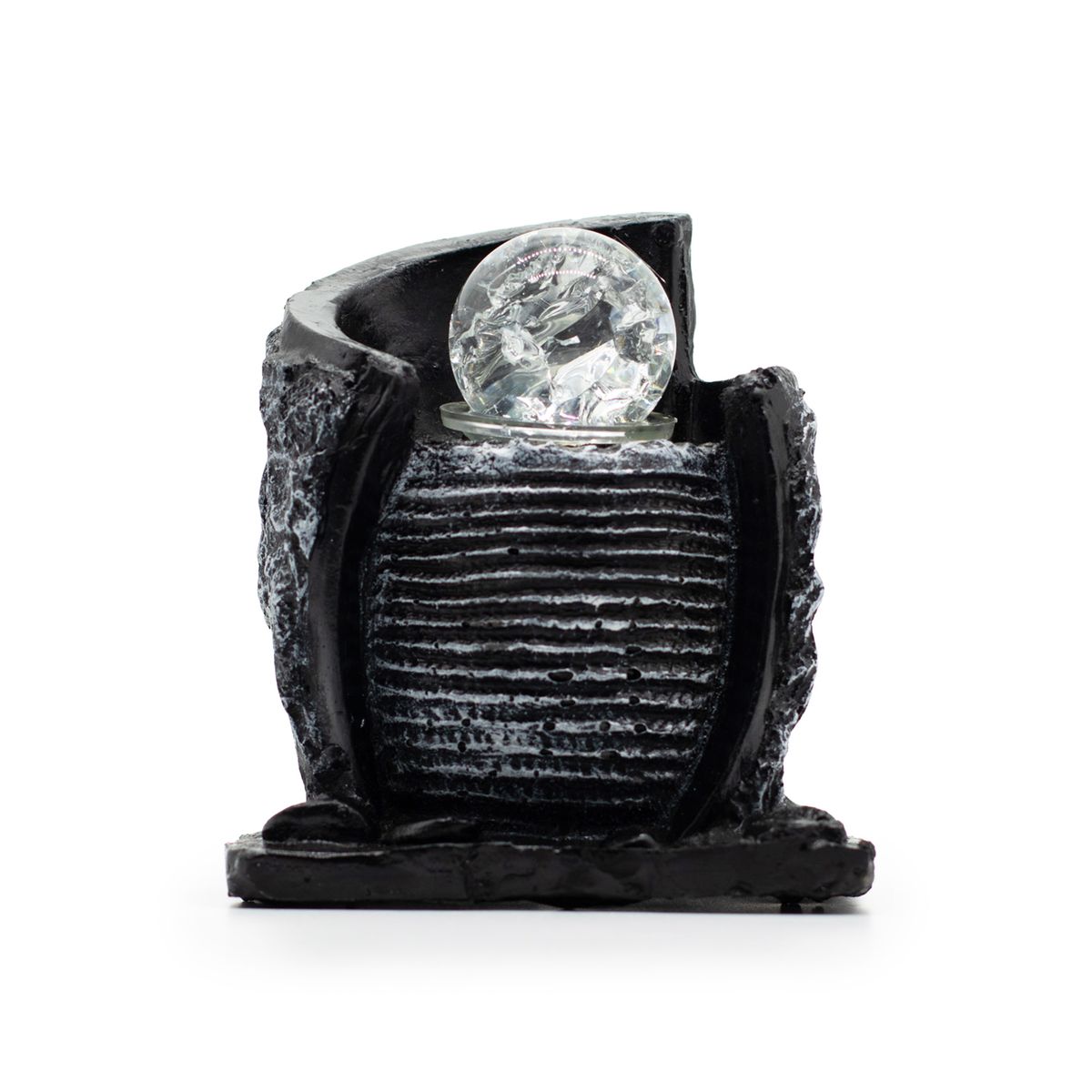 Tabletop Water Feature – Water Pot & Crystal Ball, 15x13x20cm