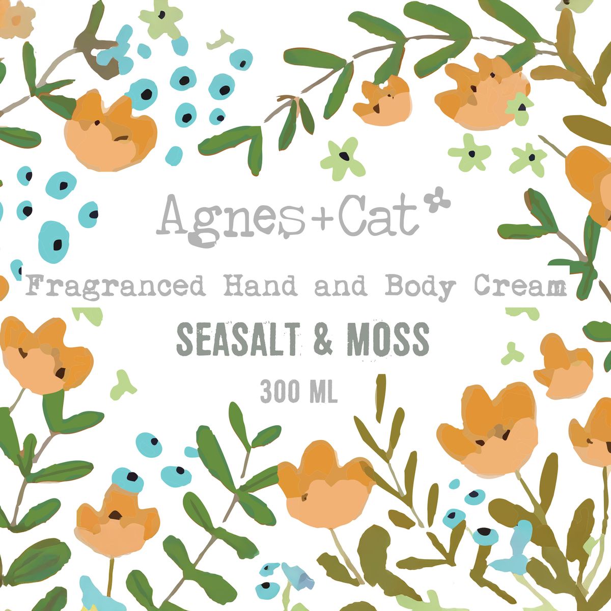 Agnes + Cat Hand & Body Cream – Sea Salt & Moss