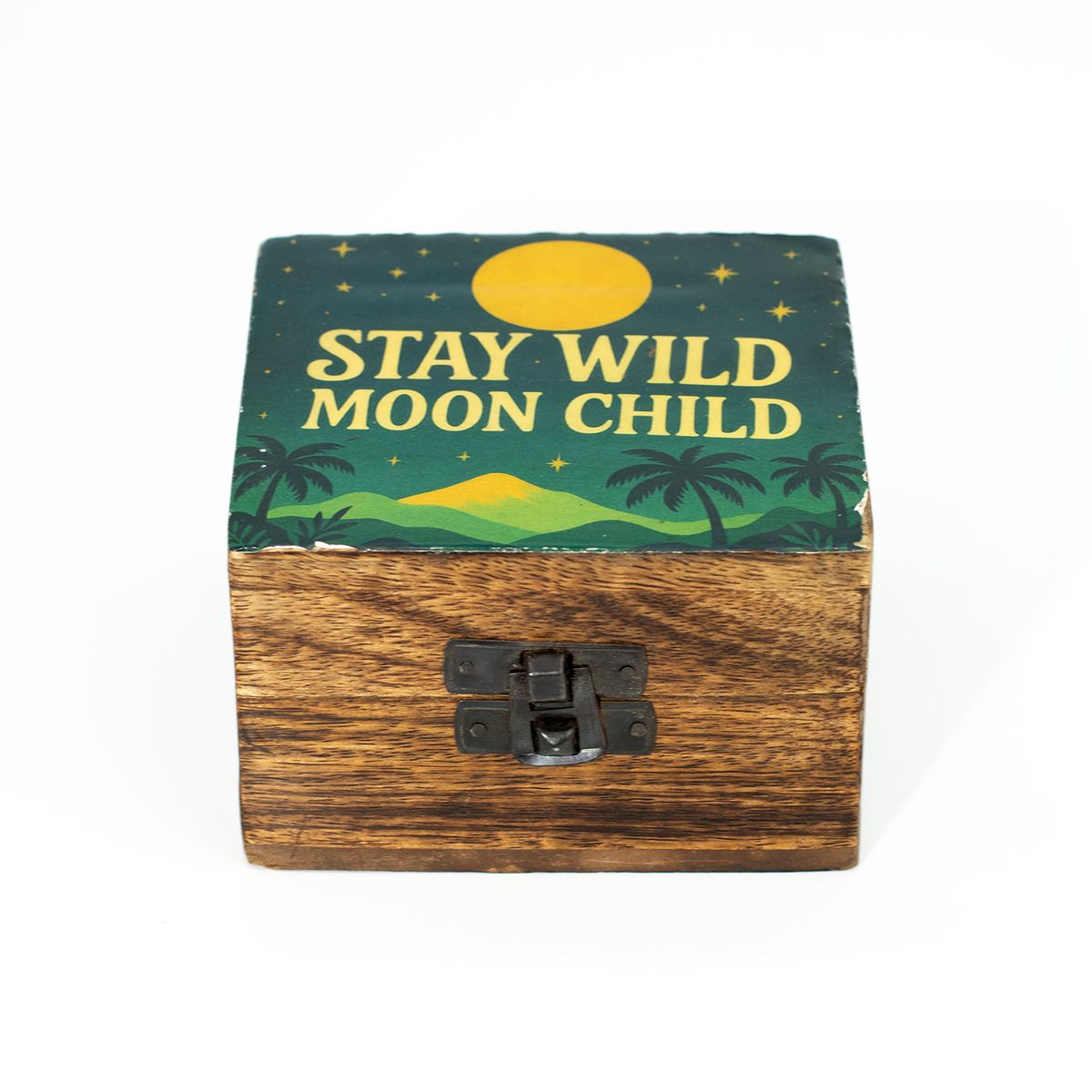 Small Enamelled Box – Stay Wild Moon Child
