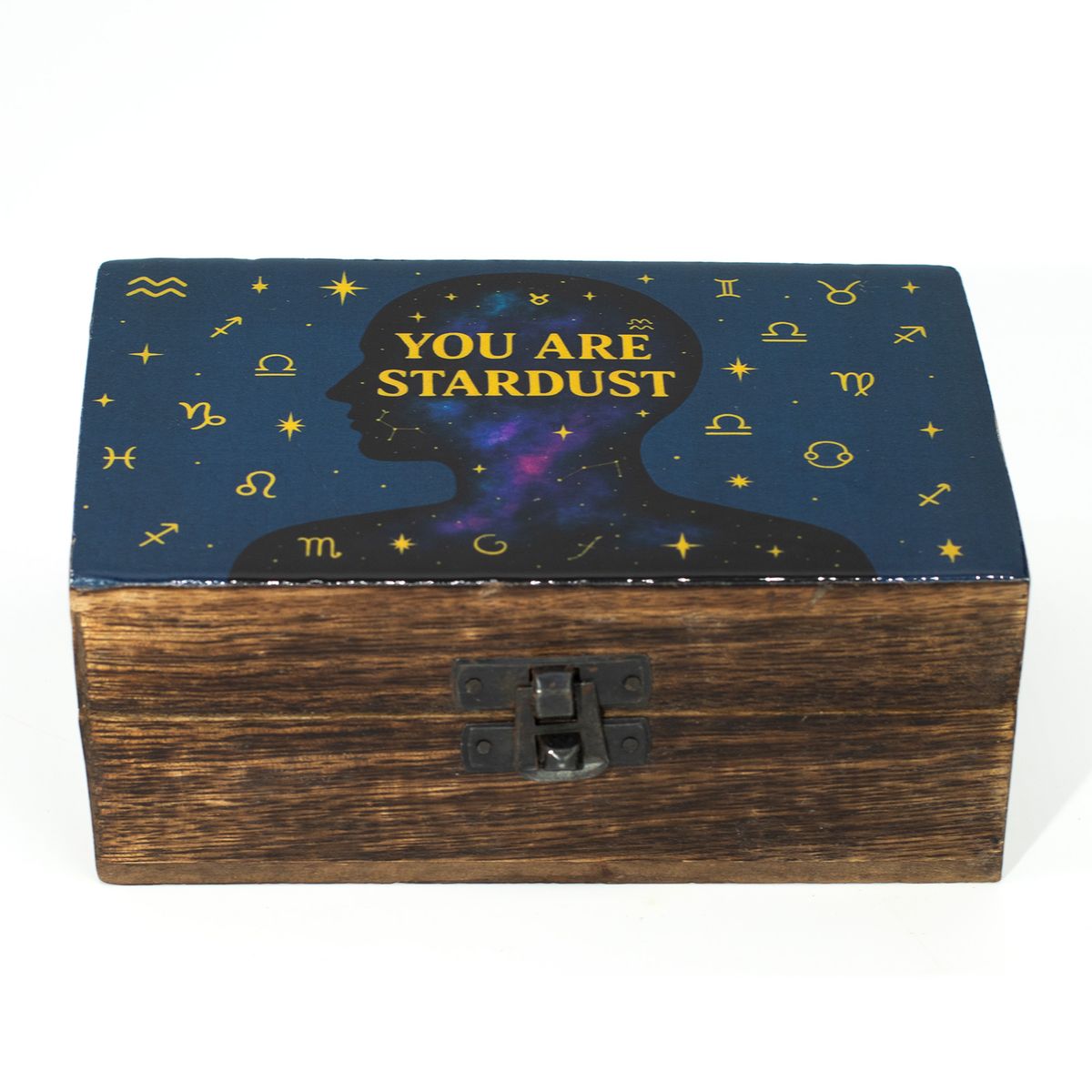 Enamelled Wooden Box – You Are Stardust, Medium