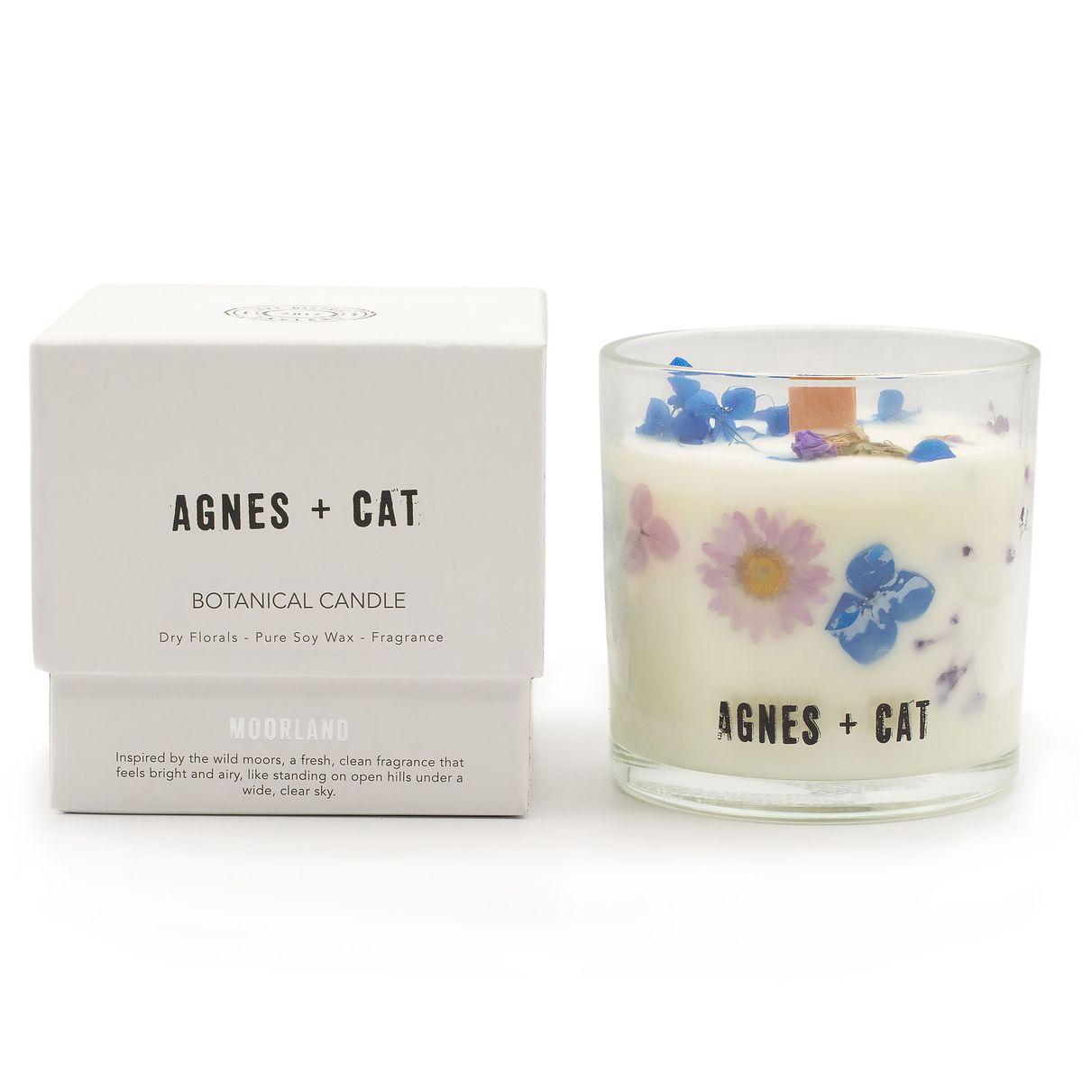 Agnes + Cat Botanical Soy Wax Candle – Moorland