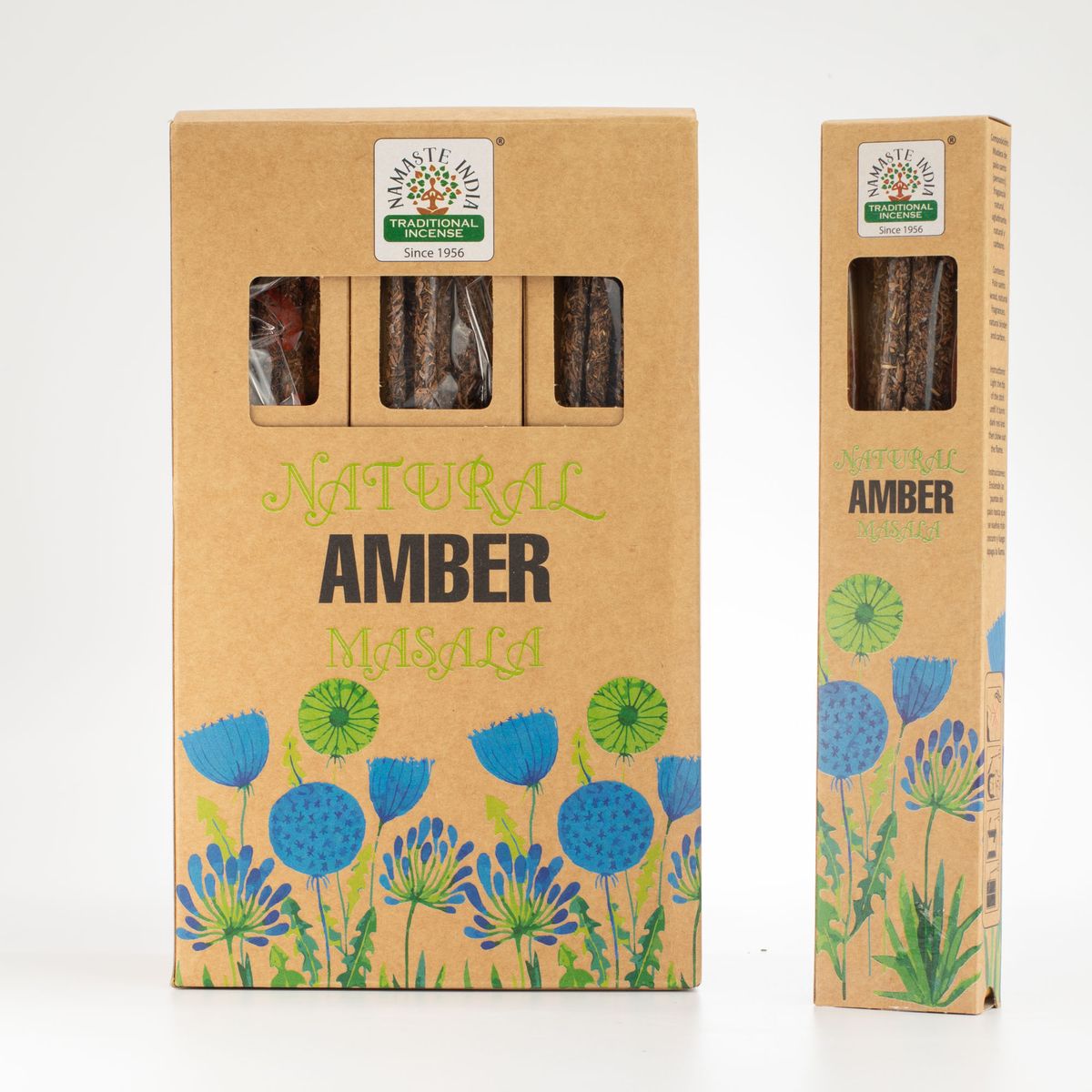 Natural Botanical Masala Incense Sticks – Amber