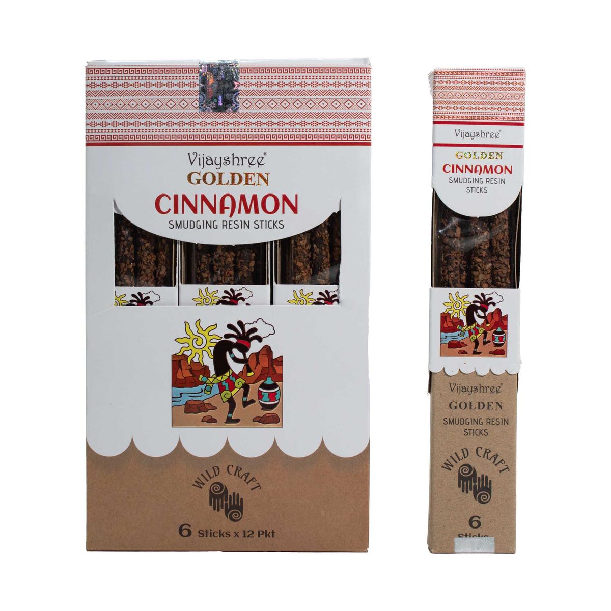 Golden Cinnamon Smudging Resin Sticks – 30g