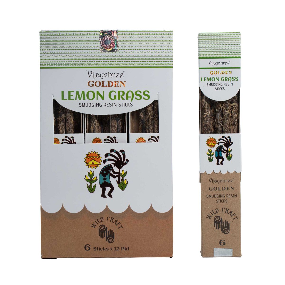 Golden Lemongrass Smudging Resin Sticks – 30g
