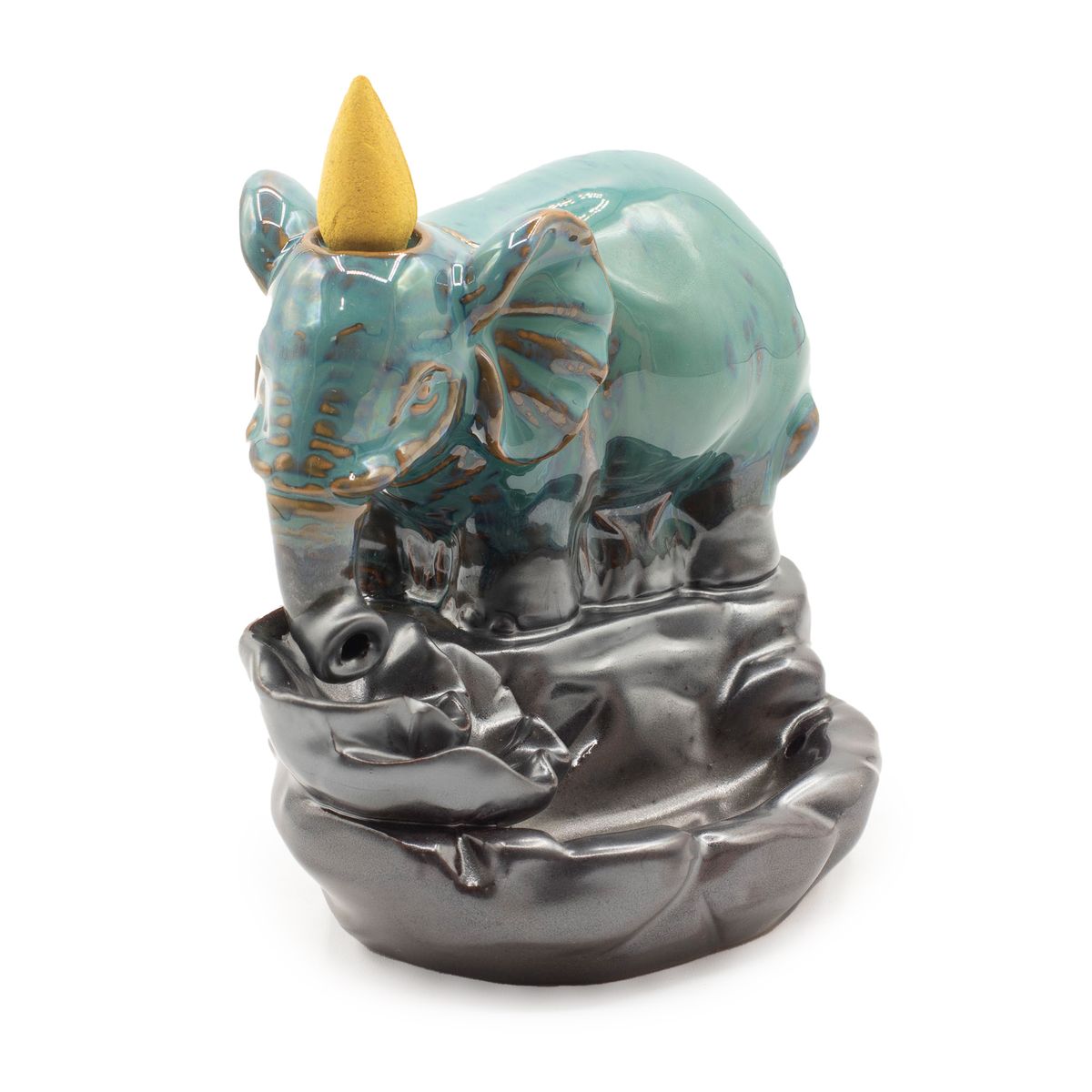 Backflow Incense Burner – Elephant at Pool