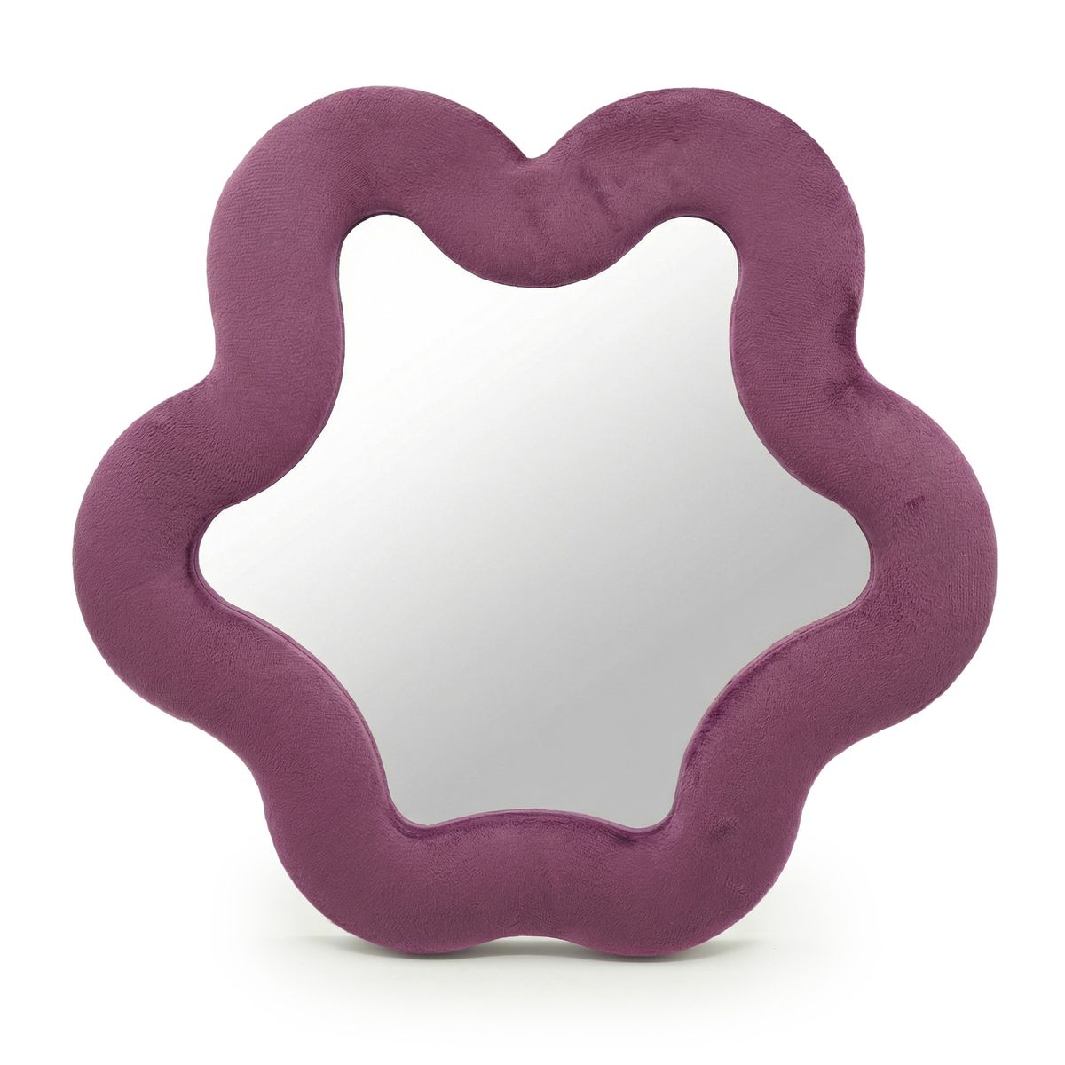 Soft Squiggly Mirror – Star, Mauve, 33x31cm