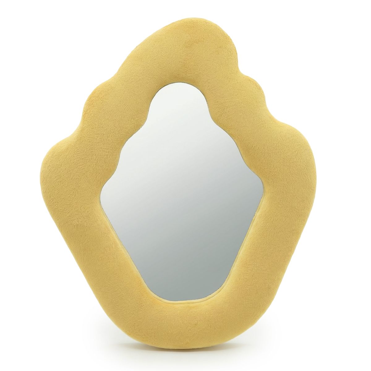 Soft Squiggly Mirror – Flame, Marigold, 23x27.5cm