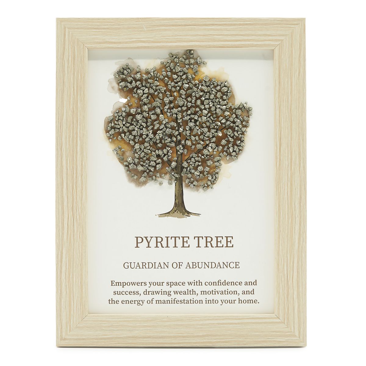 Tree of Life Gemstone Picture – Pyrite, 20 x 14.7cm