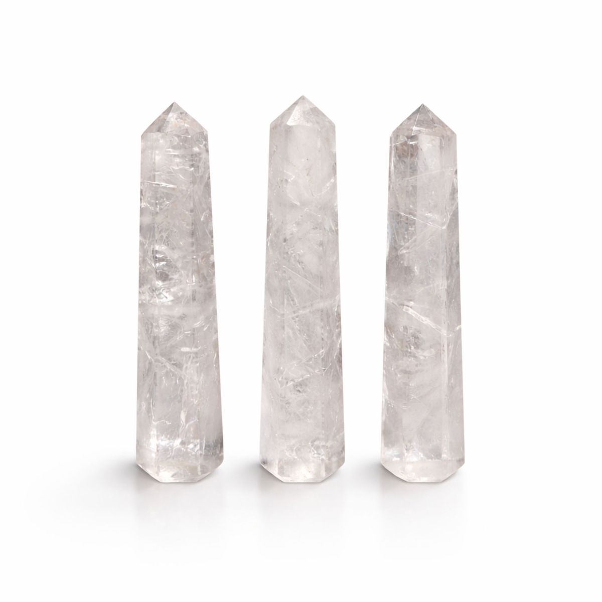 Clear Quartz Six Face Obelisk Point – 11cm