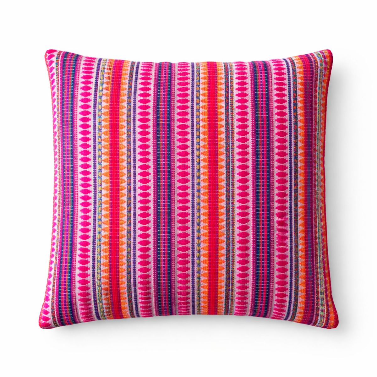 Classic Cushion Cover – Neon Stripes, 45 x 45cm